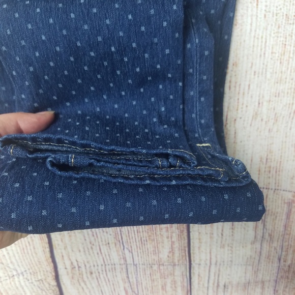 Lucky Brand skinny jeans crop polka dot size 00 - Picture 7 of 8
